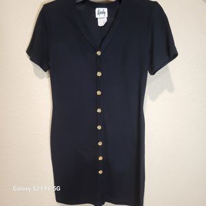 #21 Womens Black Size 8 tcpestry Dress